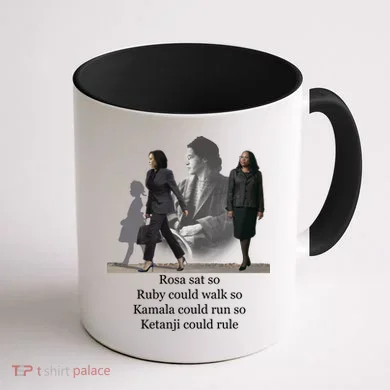 Rosa Sat So Ruby Could Walk So Kamala Could Run So Ketanji Could Rule Coffee Mug back