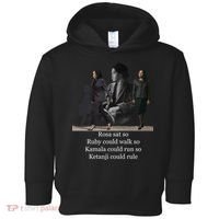 Rosa Sat So Ruby Could Walk So Kamala Could Run So Ketanji Could Rule Toddler Hoodie thumb 0