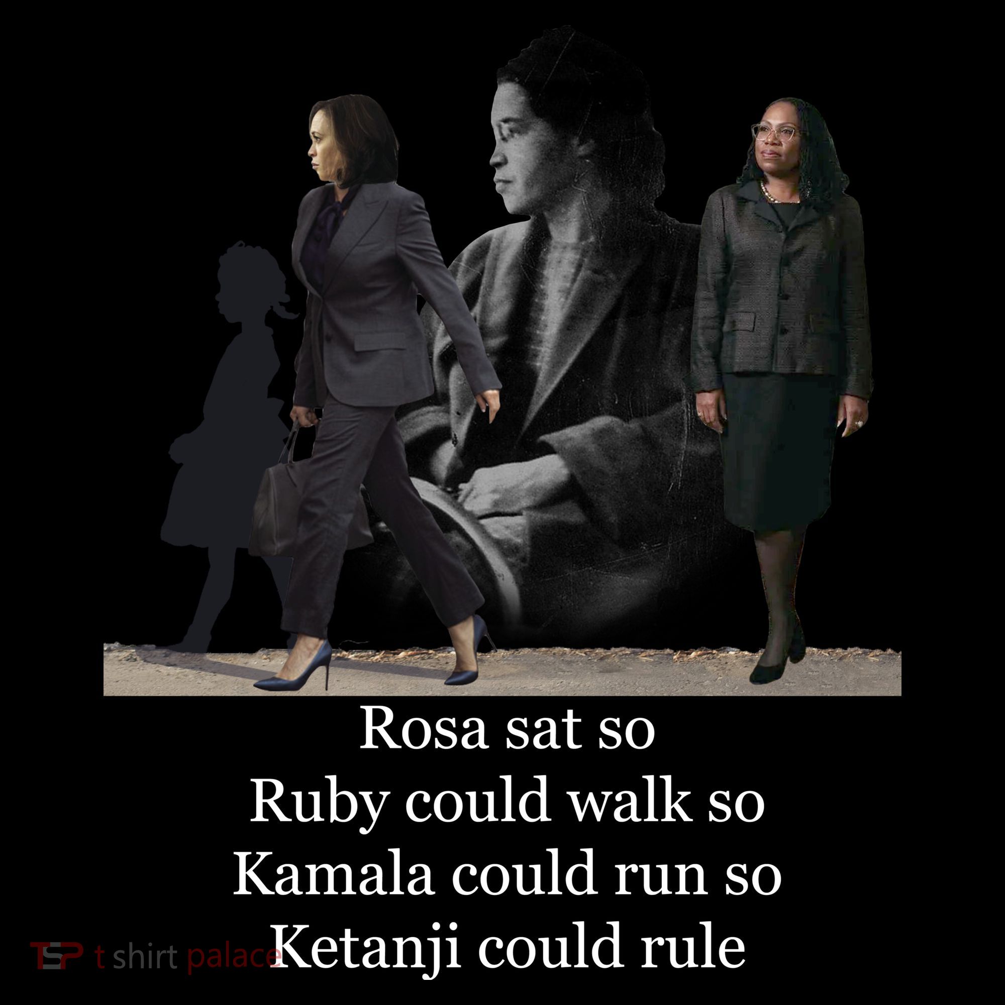 Rosa Sat So Ruby Could Walk So Kamala Could Run So Ketanji Could Rule Visor
