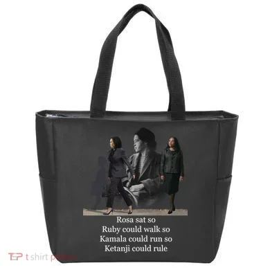 Rosa Sat So Ruby Could Walk So Kamala Could Run So Ketanji Could Rule Tote Bag