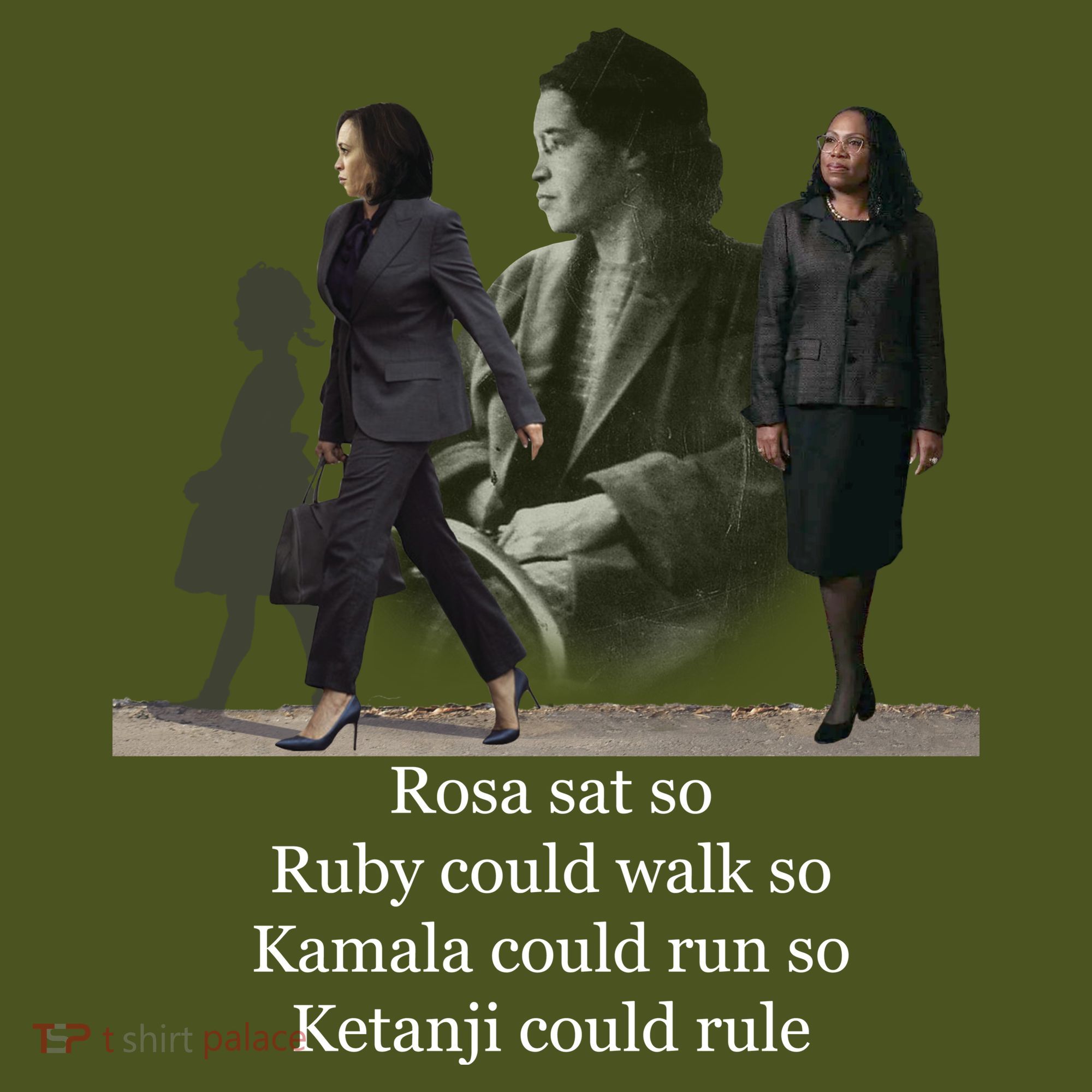 Rosa Sat So Ruby Could Walk So Kamala Could Run So Ketanji Could Rule Backpack