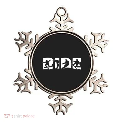 RIDE Snowboard, Silhouette Snowboarding Ornament