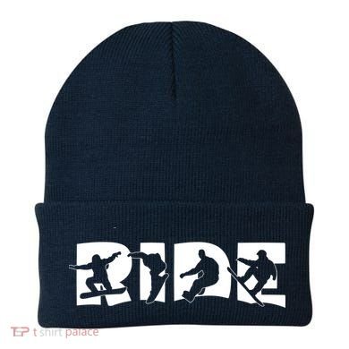 RIDE Snowboard, Silhouette Snowboarding Beanie