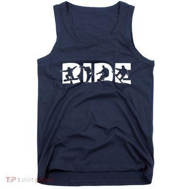 RIDE Snowboard, Silhouette Snowboarding Tank Top
