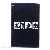RIDE Snowboard, Silhouette Snowboarding Golf Towel thumb 0