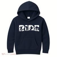 RIDE Snowboard, Silhouette Snowboarding Kids Hoodie thumb 0