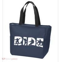 RIDE Snowboard, Silhouette Snowboarding Tote Bag thumb 3