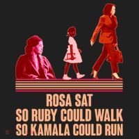 Rosa Sat So Ruby Could Walk So Kamala Could Run Kamala Harris 2024 Beanie thumb 2