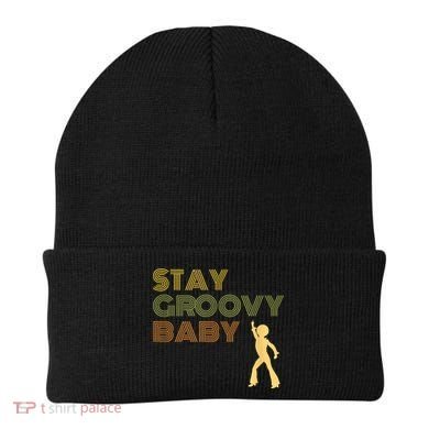 Retro Seventies Stay Groovy Baby Disco Dancing Beanie