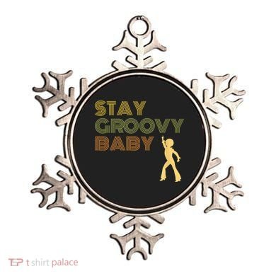 Retro Seventies Stay Groovy Baby Disco Dancing Ornament