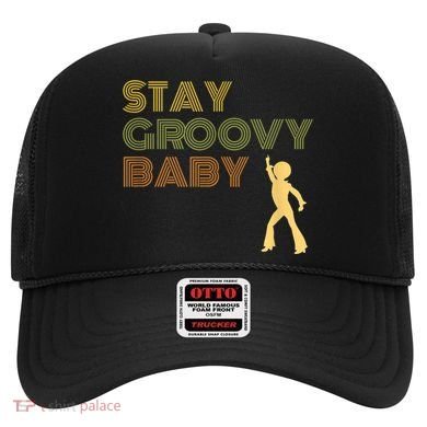Retro Seventies Stay Groovy Baby Disco Dancing Hat