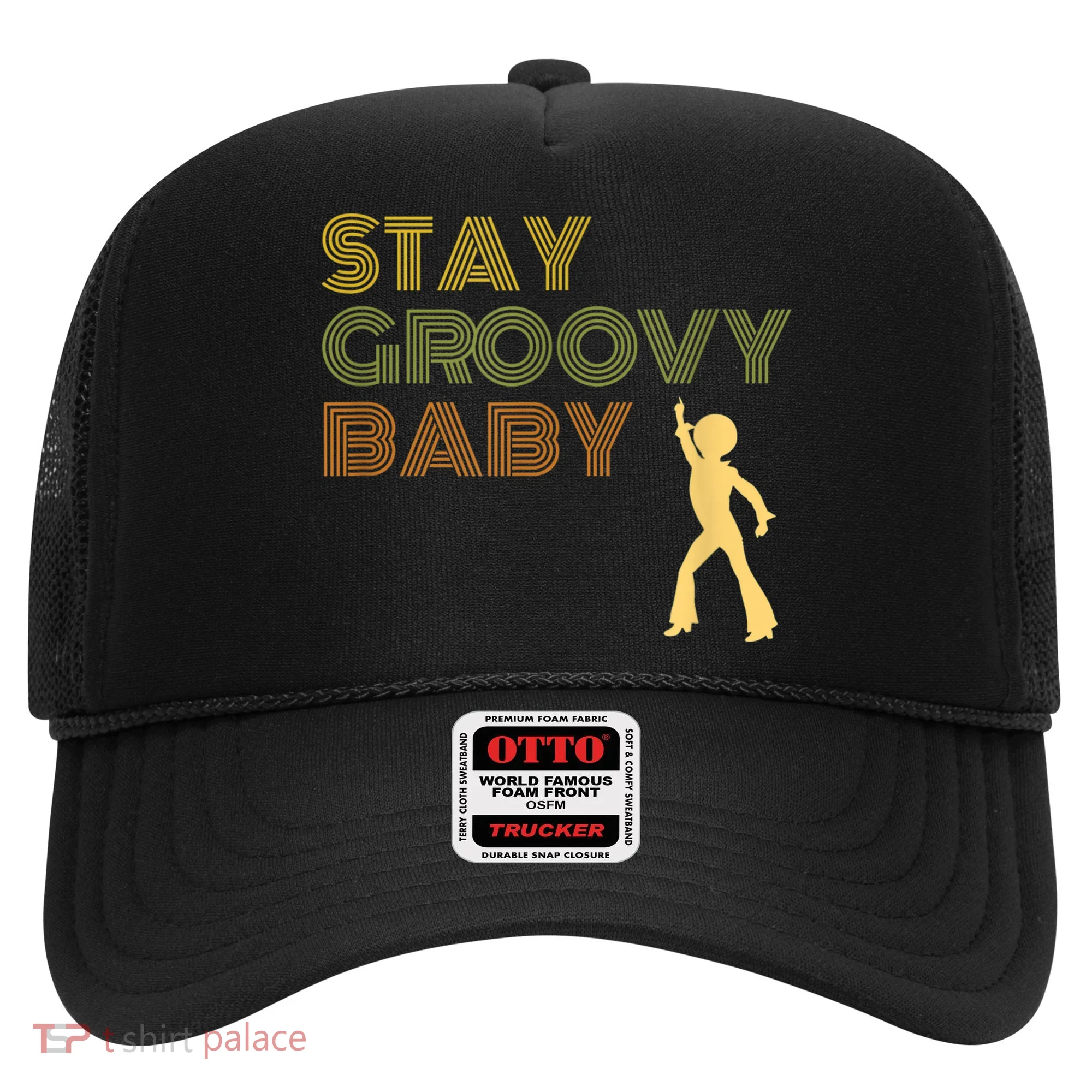 Retro Seventies Stay Groovy Baby Disco Dancing Hat