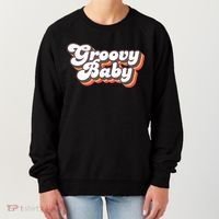 Retro Seventies Style Groovy Baby 70s Fancy Dress Women's Sweatshirt thumb 0