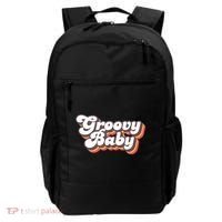 Retro Seventies Style Groovy Baby 70s Fancy Dress Backpack thumb 0