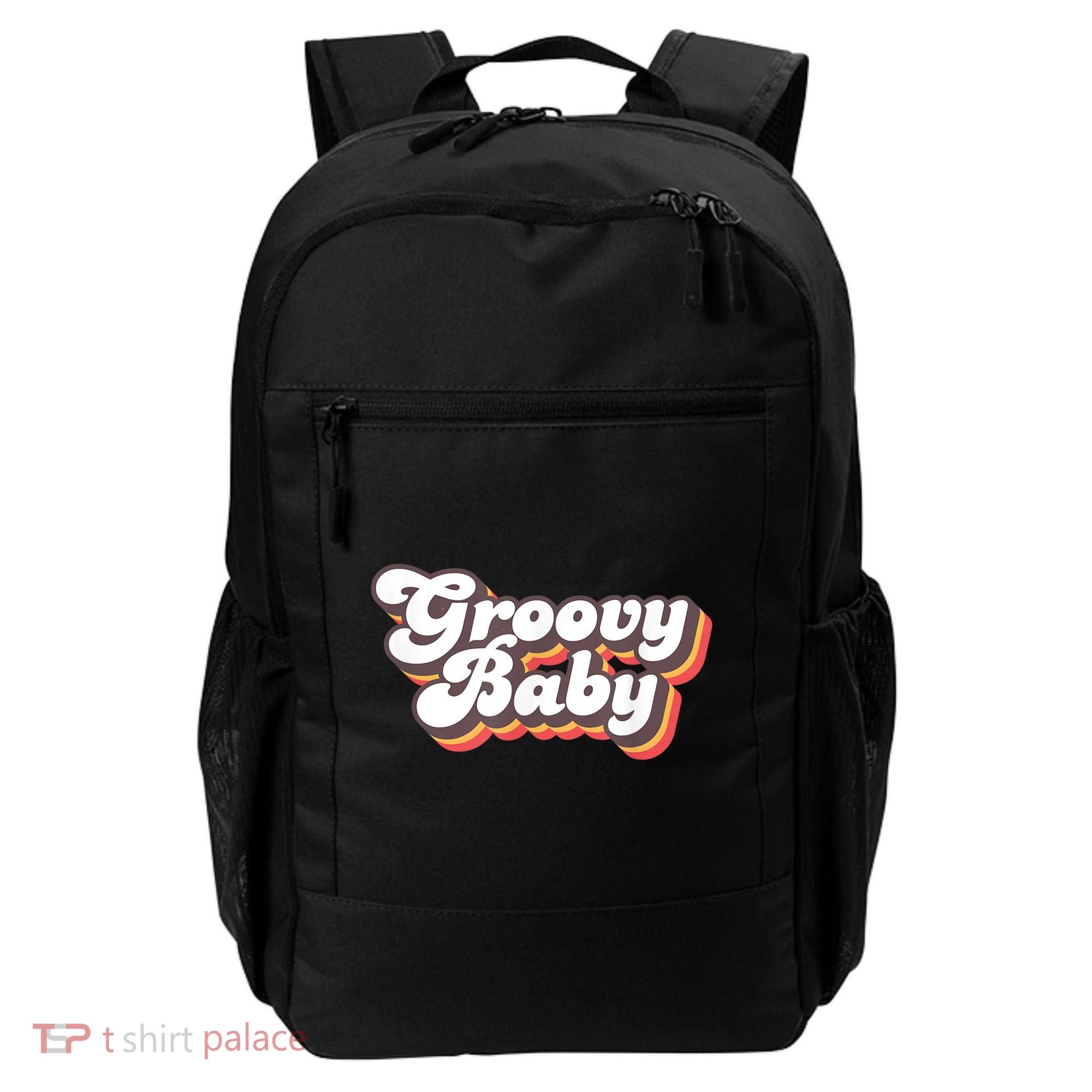 Retro Seventies Style Groovy Baby 70s Fancy Dress Backpack