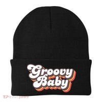Retro Seventies Style Groovy Baby 70s Fancy Dress Beanie thumb 0