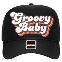 Retro Seventies Style Groovy Baby 70s Fancy Dress Hat thumb 0