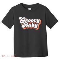 Retro Seventies Style Groovy Baby 70s Fancy Dress Toddler T-Shirt thumb 0