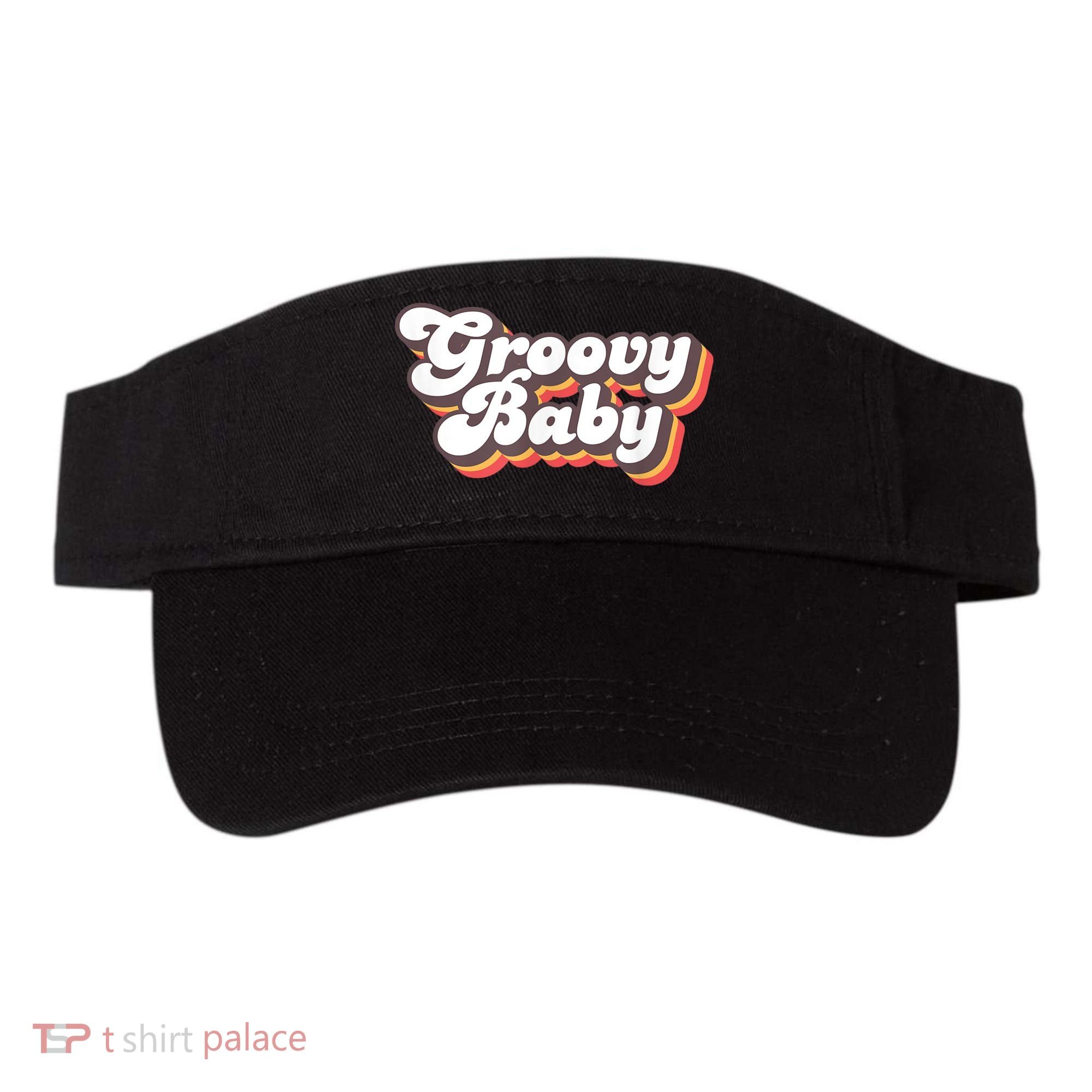 Retro Seventies Style Groovy Baby 70s Fancy Dress Visor
