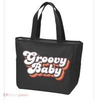 Retro Seventies Style Groovy Baby 70s Fancy Dress Tote Bag thumb 3