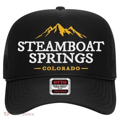 Retro Steamboat Springs Souvenir Mountain Colorado Hat