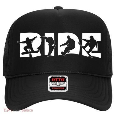 Ride Snowboard Snowboarder Gift Christmas Snowboarding Gift Hat