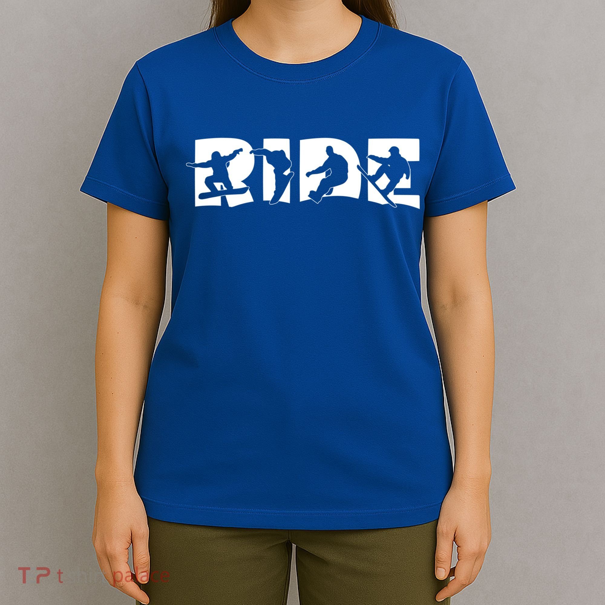 Ride Snowboard Snowboarder Gift Christmas Snowboarding Gift T-Shirt