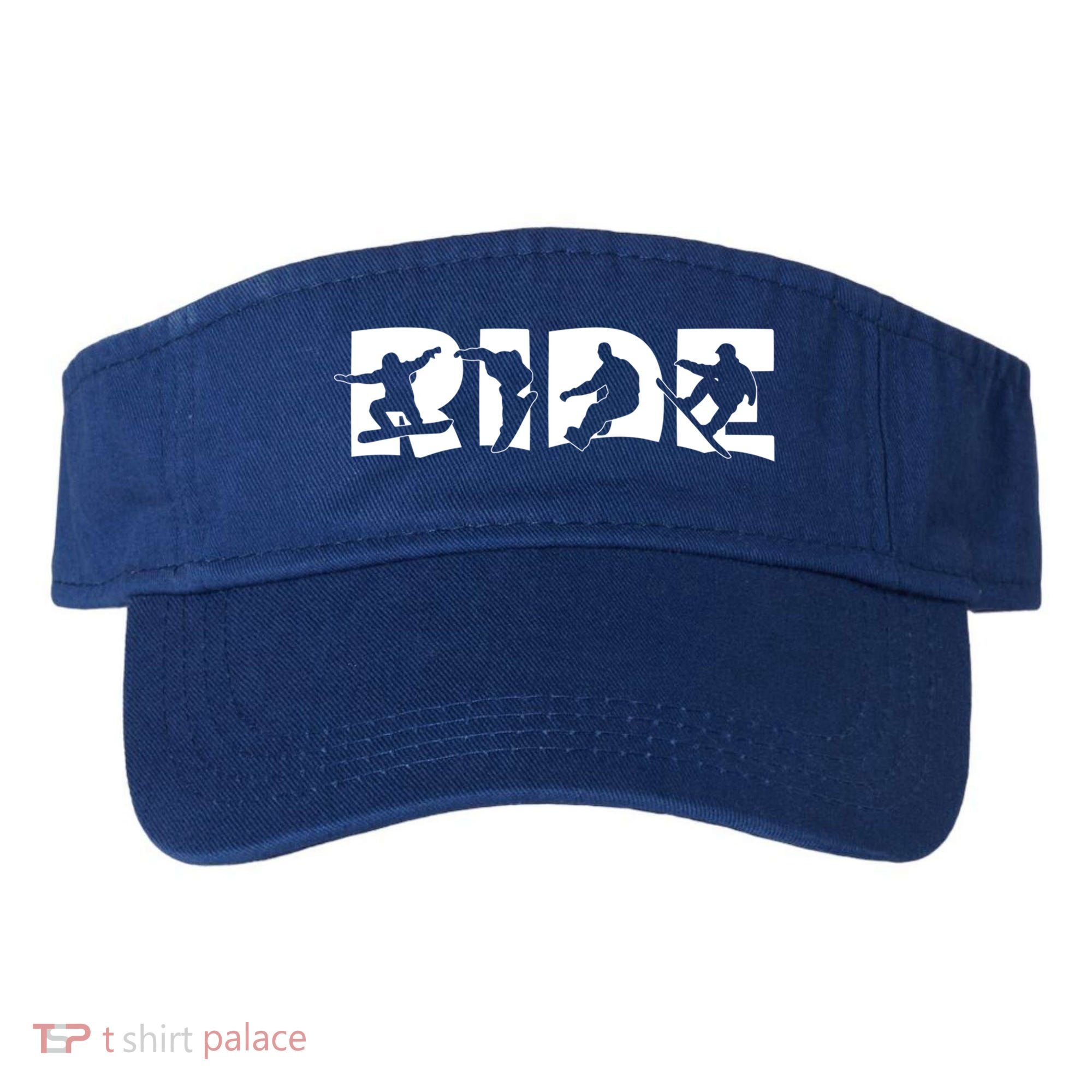 Ride Snowboard Snowboarder Gift Christmas Snowboarding Gift Visor