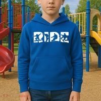 Ride Snowboard Snowboarder Gift Christmas Snowboarding Gift Kids Hoodie thumb 2