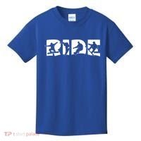 Ride Snowboard Snowboarder Gift Christmas Snowboarding Gift Kids T-Shirt thumb 0