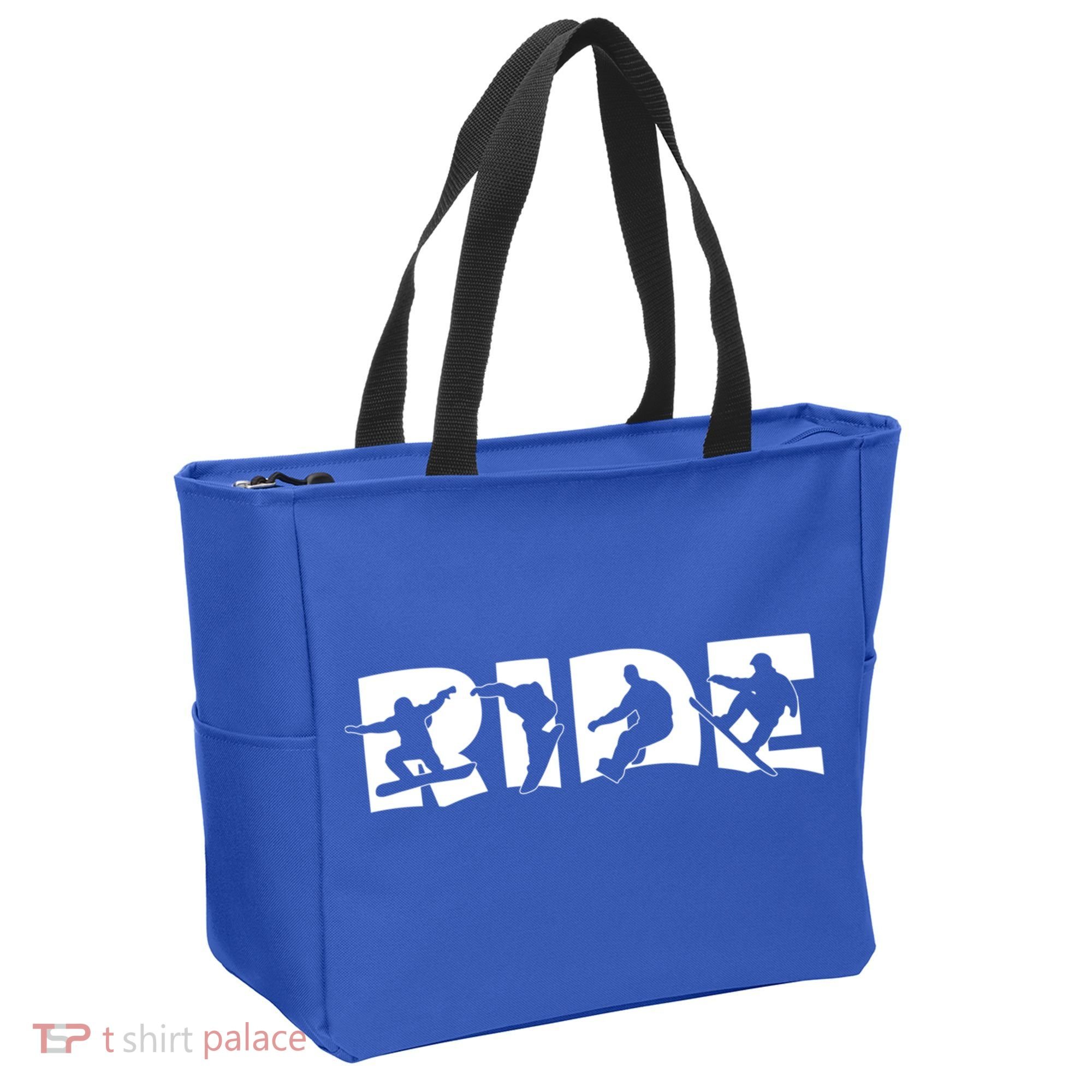 Ride Snowboard Snowboarder Gift Christmas Snowboarding Gift Tote Bag