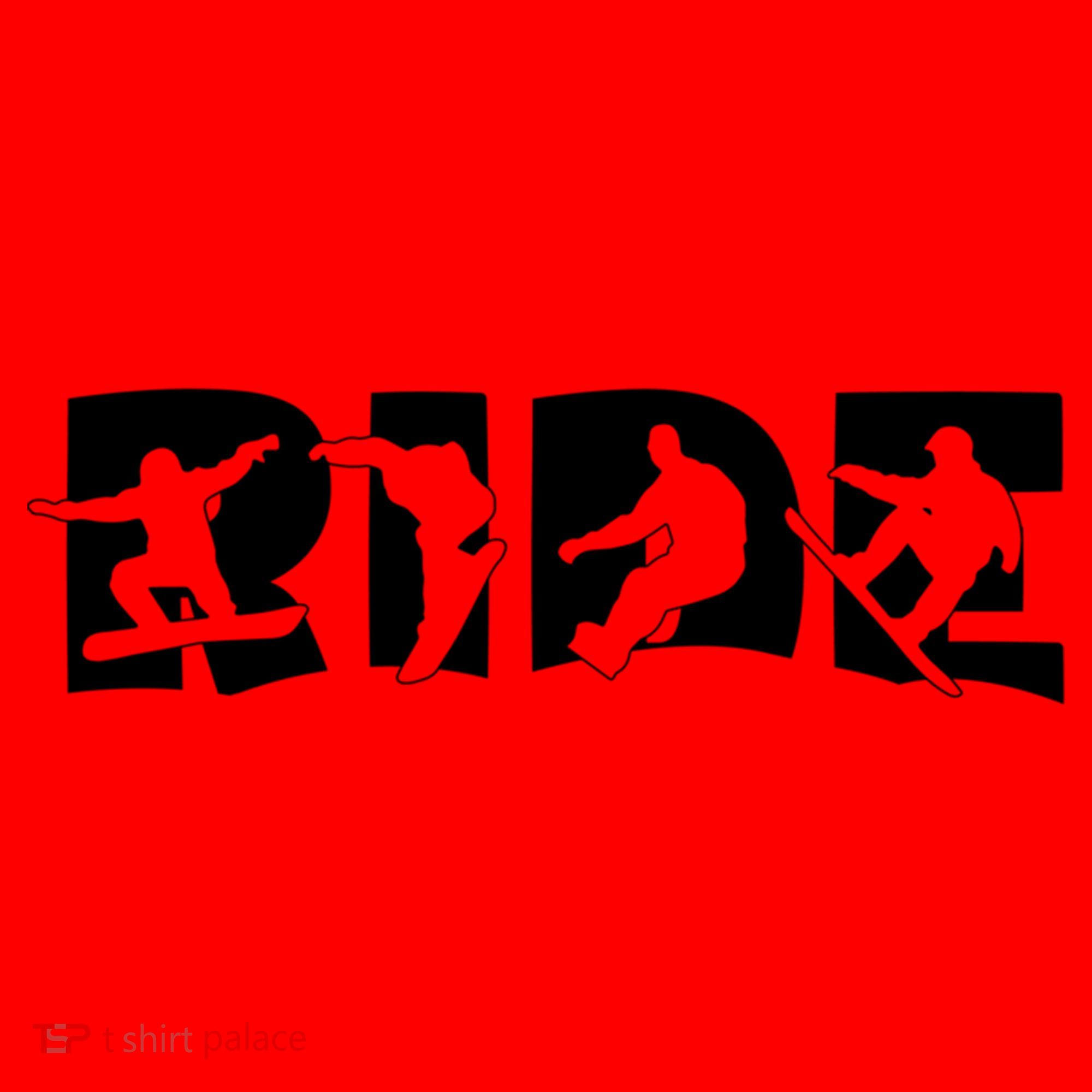 Ride Snowboard Snowboarder Gift Christmas Snowboarding Gift Santa Hat