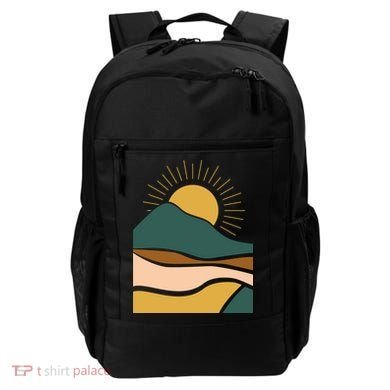 Retro Sunset Summer Graphic Design Backpack