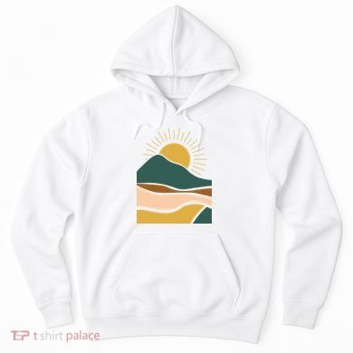 Retro Sunset Summer Graphic Design Hoodie