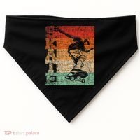 Retro Skate Skateboarder Skateboard Skateboarding Skater USA-Made Doggie Bandana thumb 0