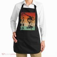Retro Skate Skateboarder Skateboard Skateboarding Skater Apron thumb 2