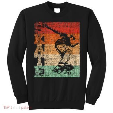 Retro Skate Skateboarder Skateboard Skateboarding Skater Sweatshirt