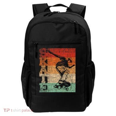 Retro Skate Skateboarder Skateboard Skateboarding Skater Backpack