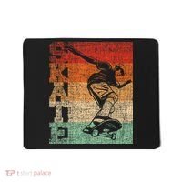 Retro Skate Skateboarder Skateboard Skateboarding Skater Mousepad thumb 0