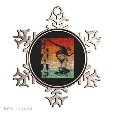 Retro Skate Skateboarder Skateboard Skateboarding Skater Ornament