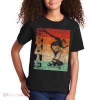 Retro Skate Skateboarder Skateboard Skateboarding Skater Kids T-Shirt thumb 2