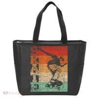 Retro Skate Skateboarder Skateboard Skateboarding Skater Tote Bag thumb 0