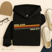 Rebel Scum Since 1977 Hoodie thumb 4