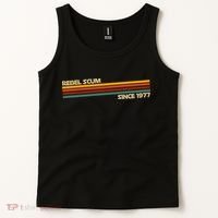Rebel Scum Since 1977 Tank Top thumb 2