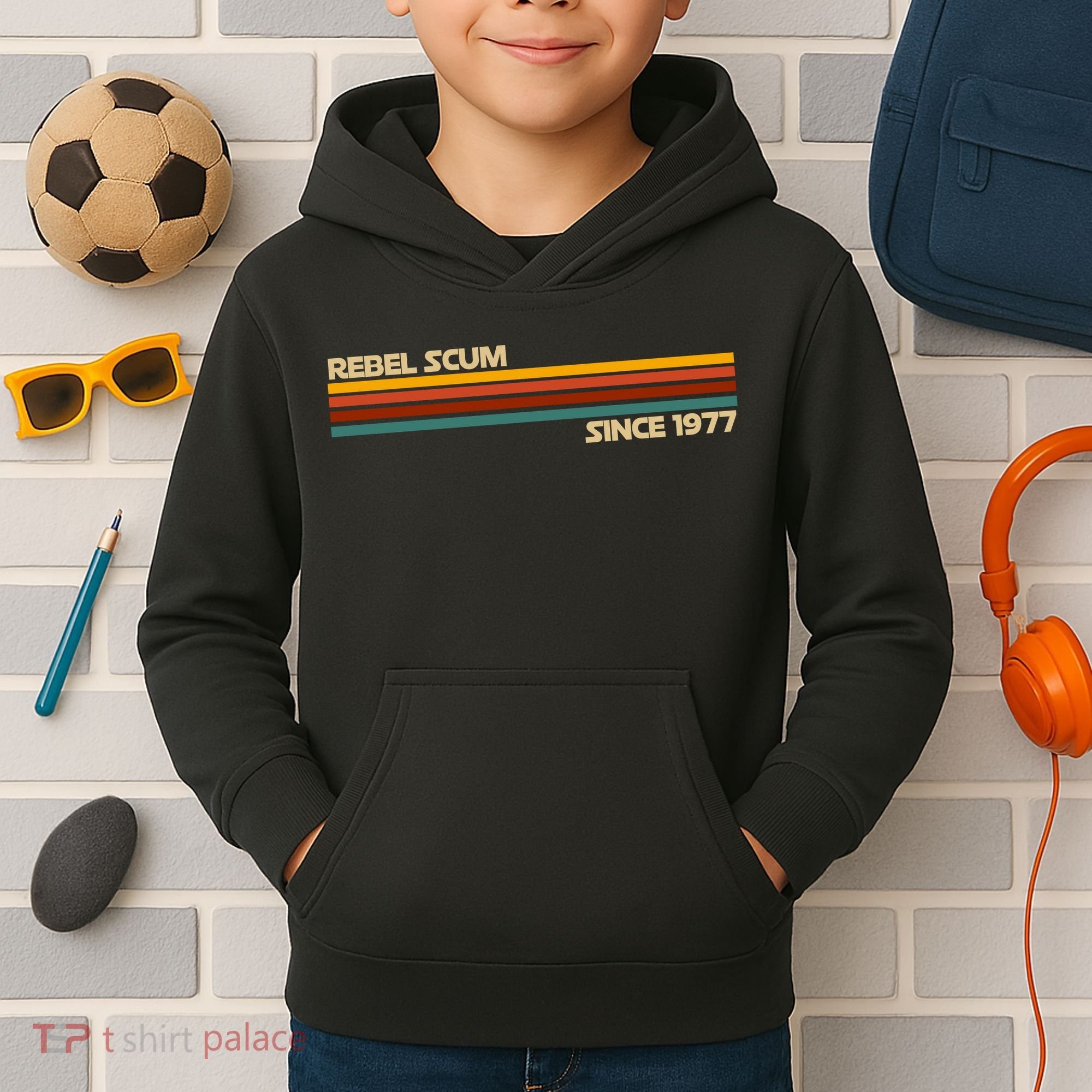Rebel Scum Since 1977 Kids Hoodie