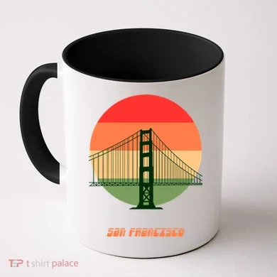 Retro Sun San Francisco Coffee Mug
