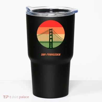 Retro Sun San Francisco Tumbler
