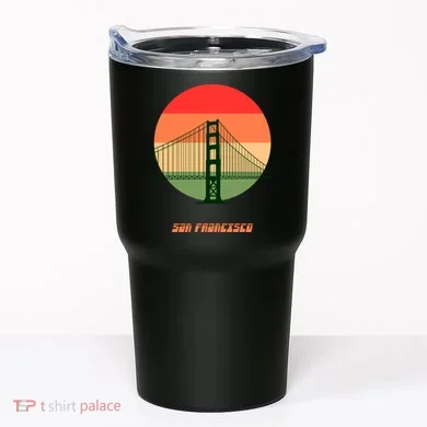 Retro Sun San Francisco Tumbler