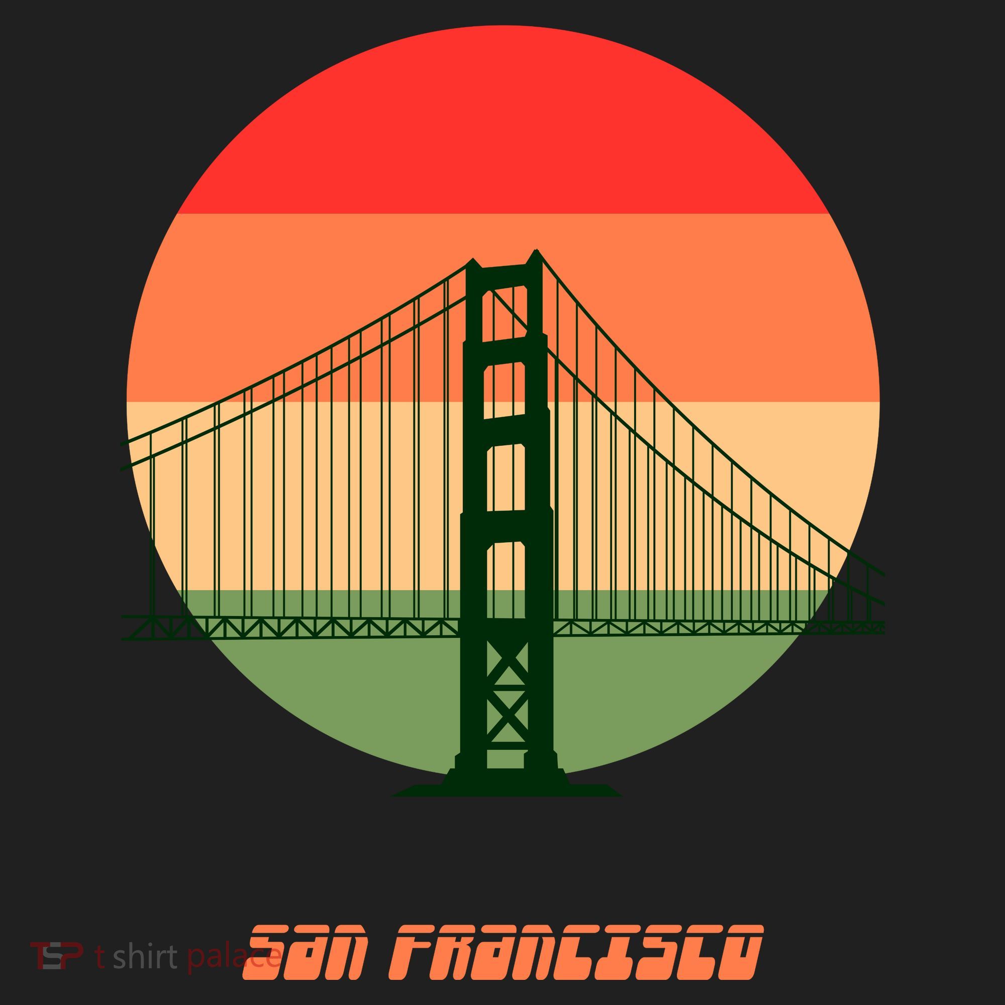 Retro Sun San Francisco Tumbler