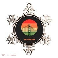 Retro Sun San Francisco Ornament thumb 0